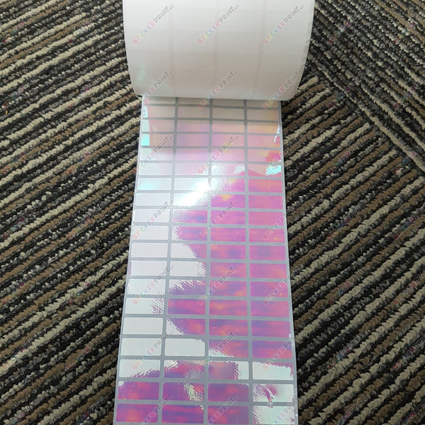 Small Plain Rainbow Name Stickers