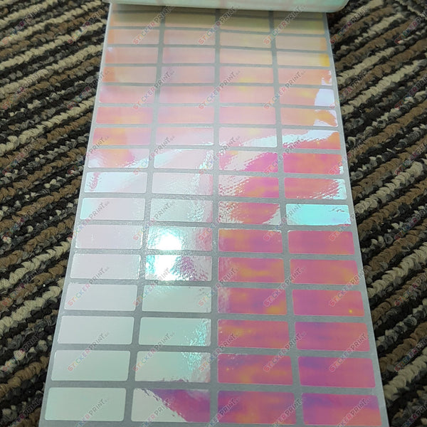 Small Plain Rainbow Name Stickers