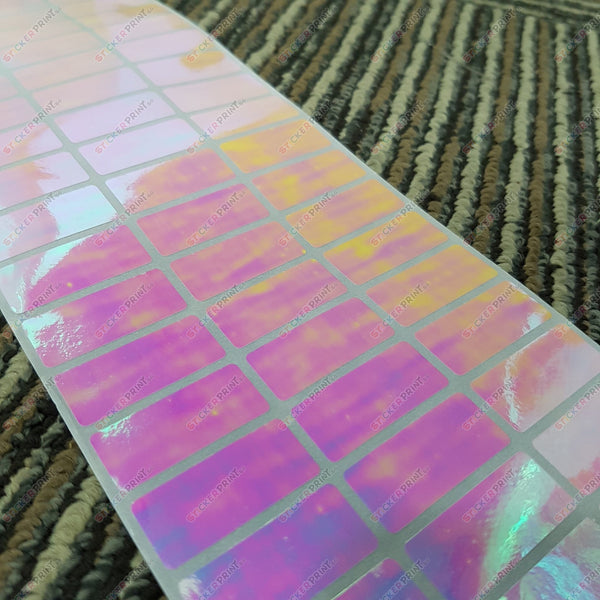 Medium Plain Rainbow Name Stickers