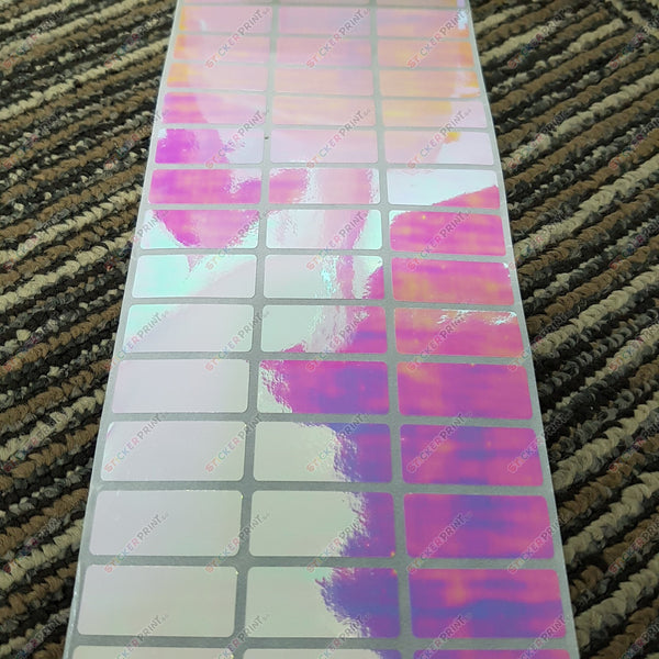 Medium Plain Rainbow Name Stickers