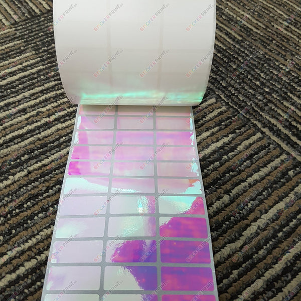 Medium Plain Rainbow Name Stickers