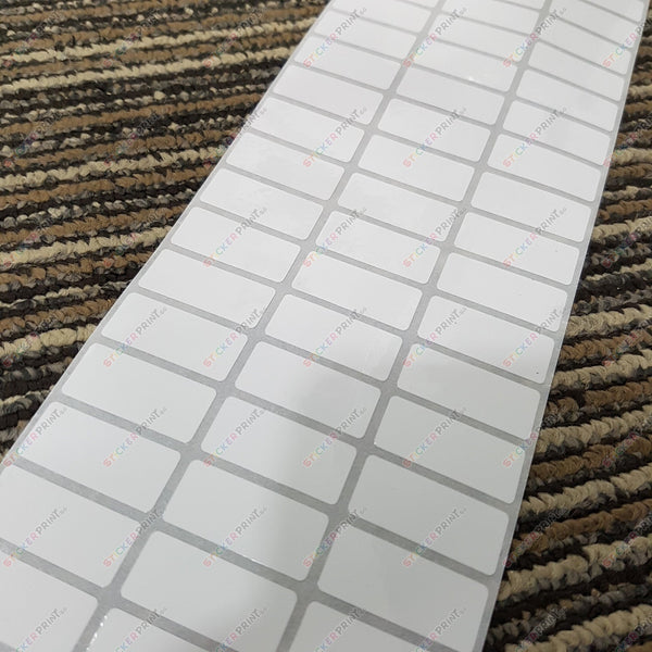 Medium Plain White Name Stickers