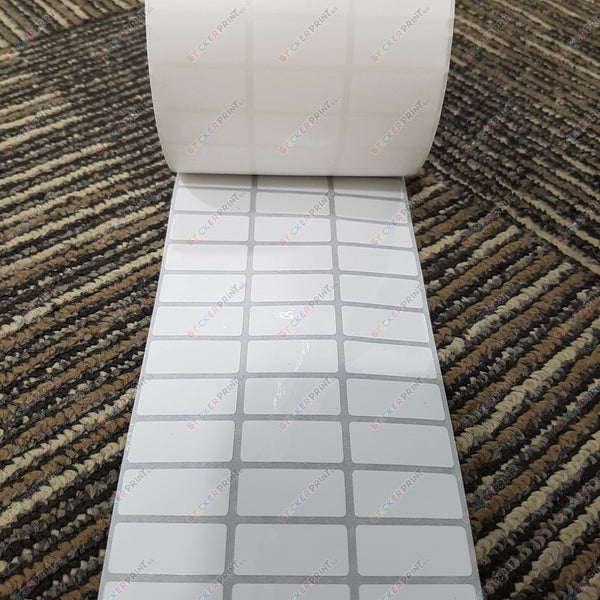 Medium Plain White Name Stickers