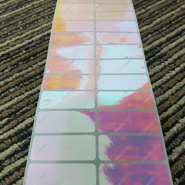 Large Plain Rainbow Name Stickers