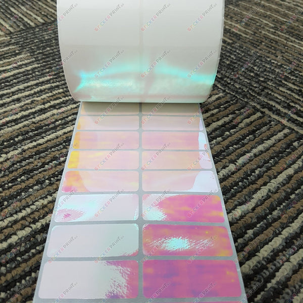 Large Plain Rainbow Name Stickers