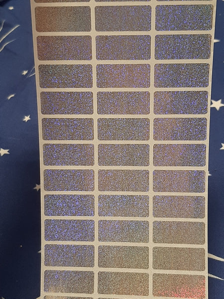 Medium Plain Shiny Name Stickers