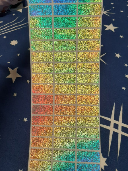 Medium Plain Shiny Name Stickers