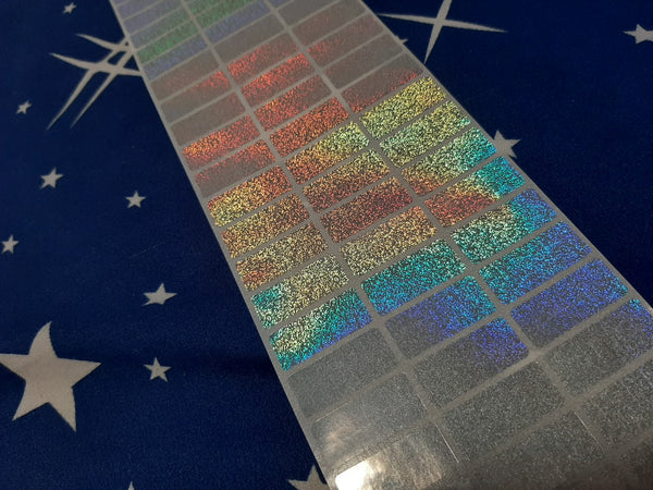 Medium Plain Shiny Name Stickers