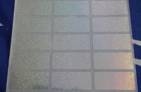 Medium Plain Shiny Name Stickers