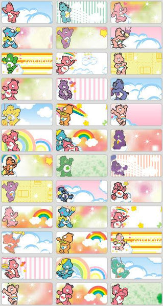 Medium Care Bear Name Stickers