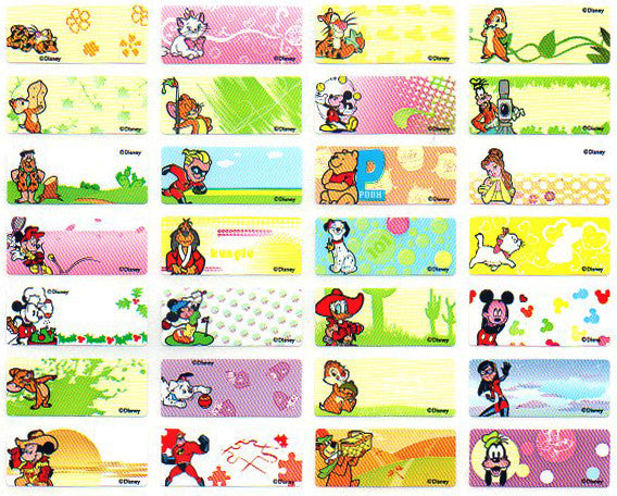 Small Disney Name Stickers