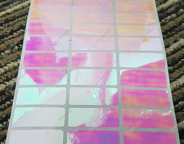 Medium Plain Rainbow Name Stickers