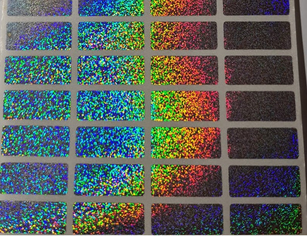 Small Plain Shiny Name Stickers