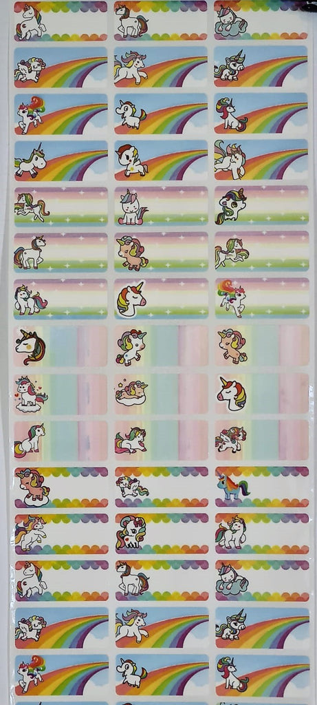 Medium Unicorn Name Stickers