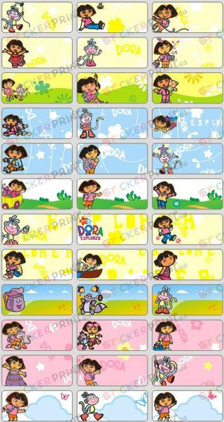 Medium Dora Name Stickers